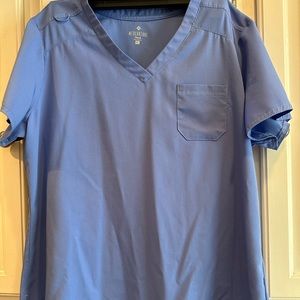 Women’s Med Couture Scrubs, Ceil Blue